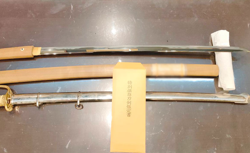 刀 在銘 1振 特別保存刀剣鑑定書 サーベル拵 1点